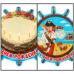 Подложка для торта Пиратский день рождения (штурвал)