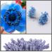 Тычинки для цветов 440 шт матовые с ложбинкой Голубой