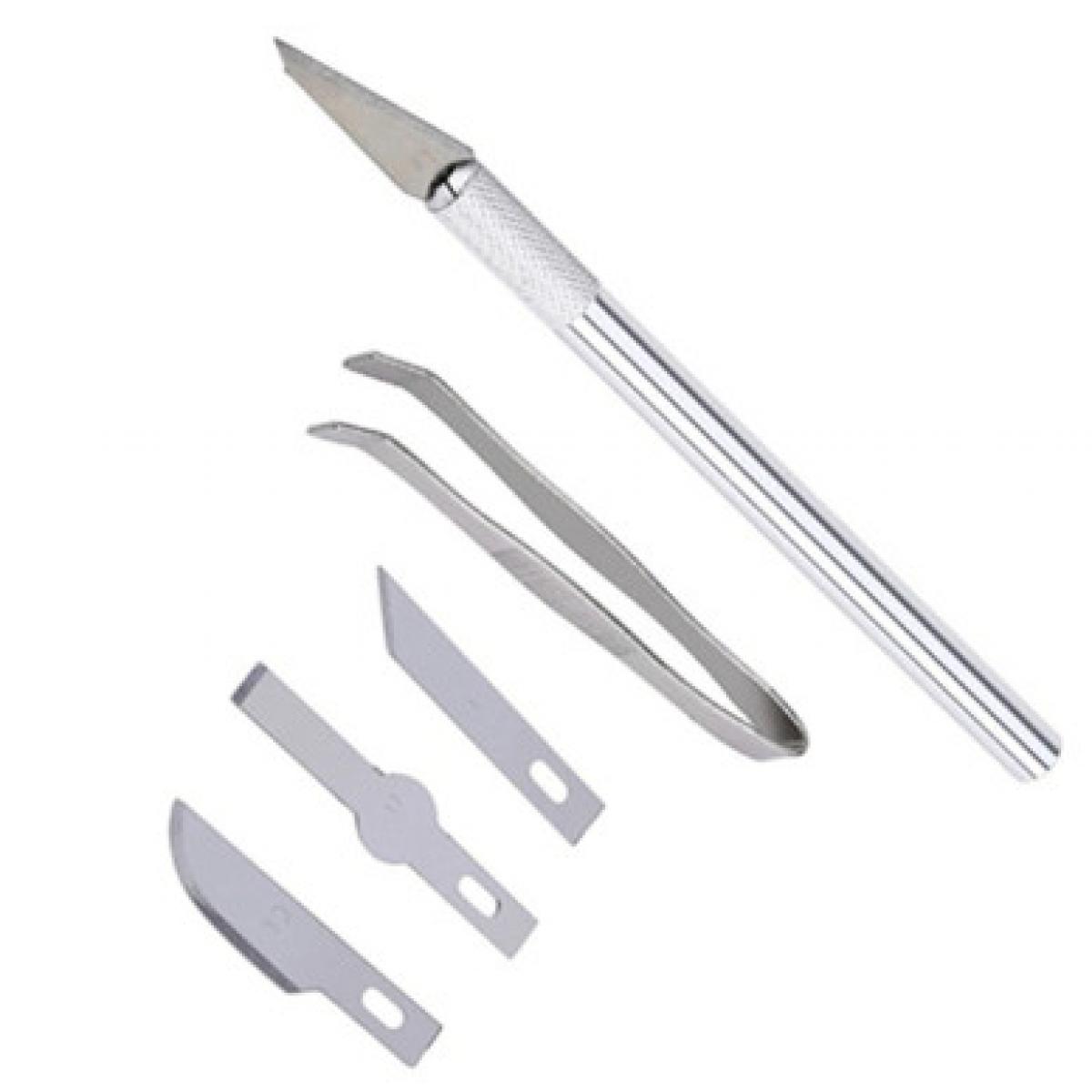Нож для моделирования , пинцет, 4 лезвия