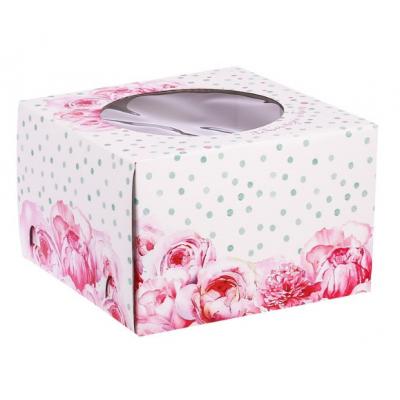 Коробка для торта «Побалуй себя» 25 х 25 х 10 см