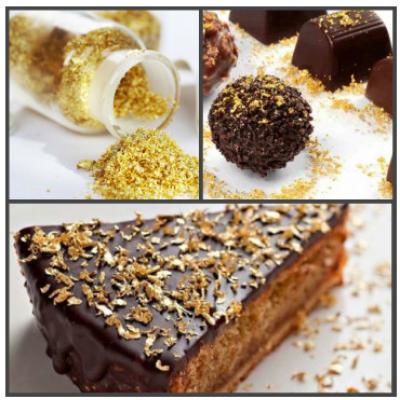 Золото пищевое (крошка) 0,1 гр