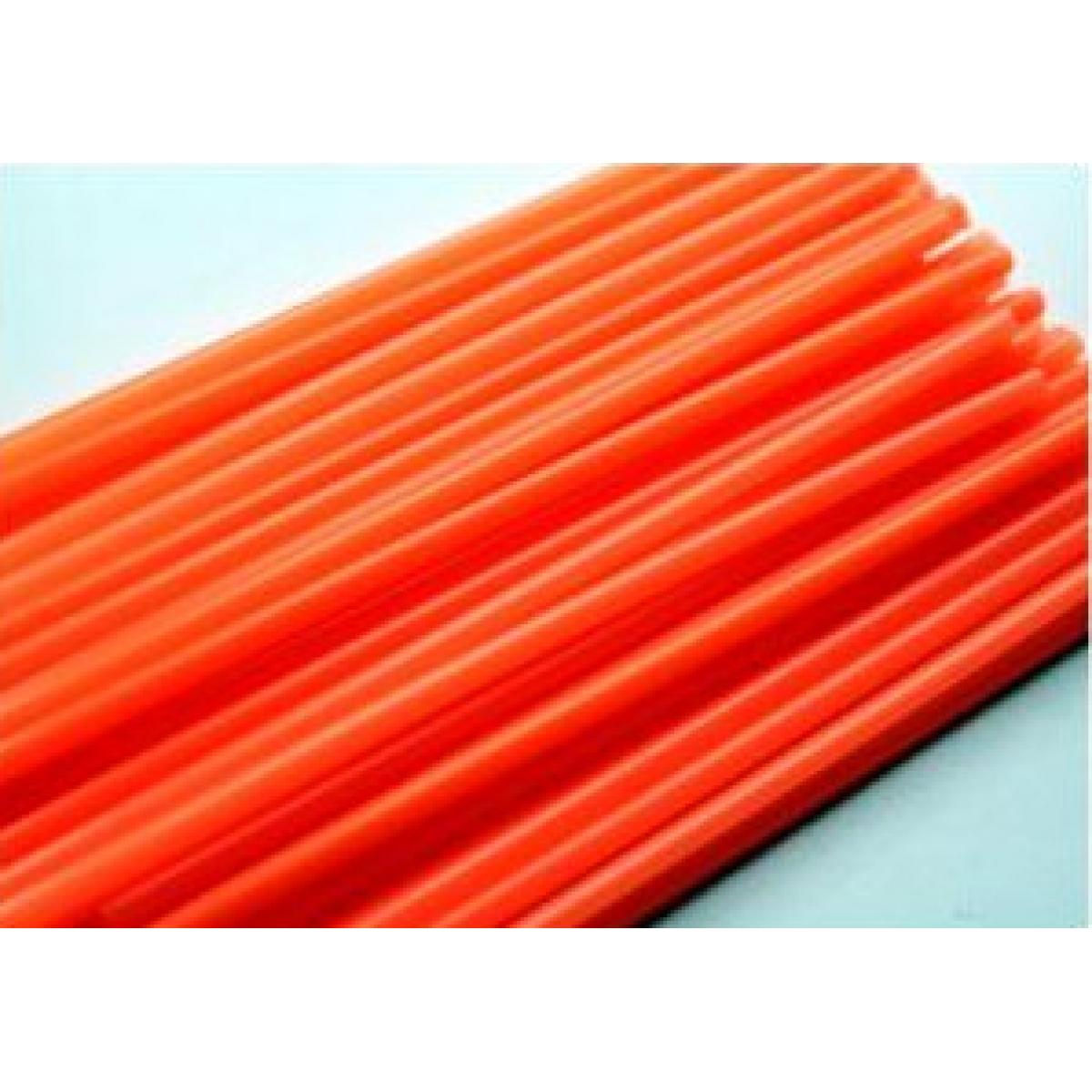 Палочки для сахарной ваты пластиковые 37 см 100 шт Оранжевый