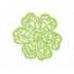 Кружево из айсинга Аленький цветочек 7 шт (салатовый)