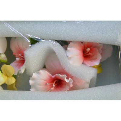 Сахарные цветы Ветка Орхидеи - 2 (красная) 1 шт