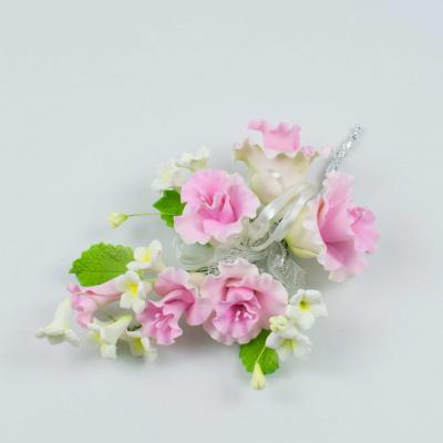Сахарные цветы Большая ветка Петунии (розовая)