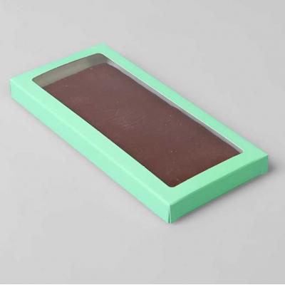 Коробочка для плитки шоколада (Мятный)