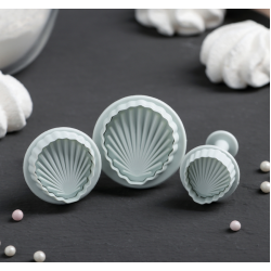 Набор плунжеров кондитерских Три ракушки 