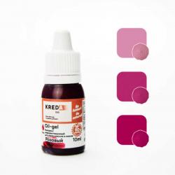 Жирорастворимый краситель Kreda Oil-gel 01 розовый 10 мл