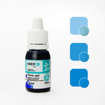 Краситель пищевой гелевый Kreda Prime-gel 07 синий 10 мл