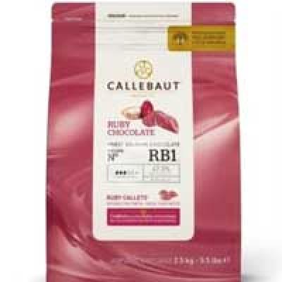 Шоколад 47.3% Callebaut ruby 1 кг
