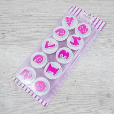 Набор плунжеров кондитерских Цифры 10 шт