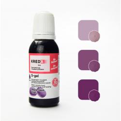 Краситель пищевой гелевый Kreda S-gel 29 фиолетовый 20 мл