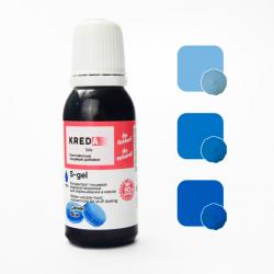 Краситель пищевой гелевый Kreda S-gel 33 синий-электро 20 мл 