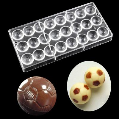 Форма для шоколада 24 ячейки Футбольные мячи