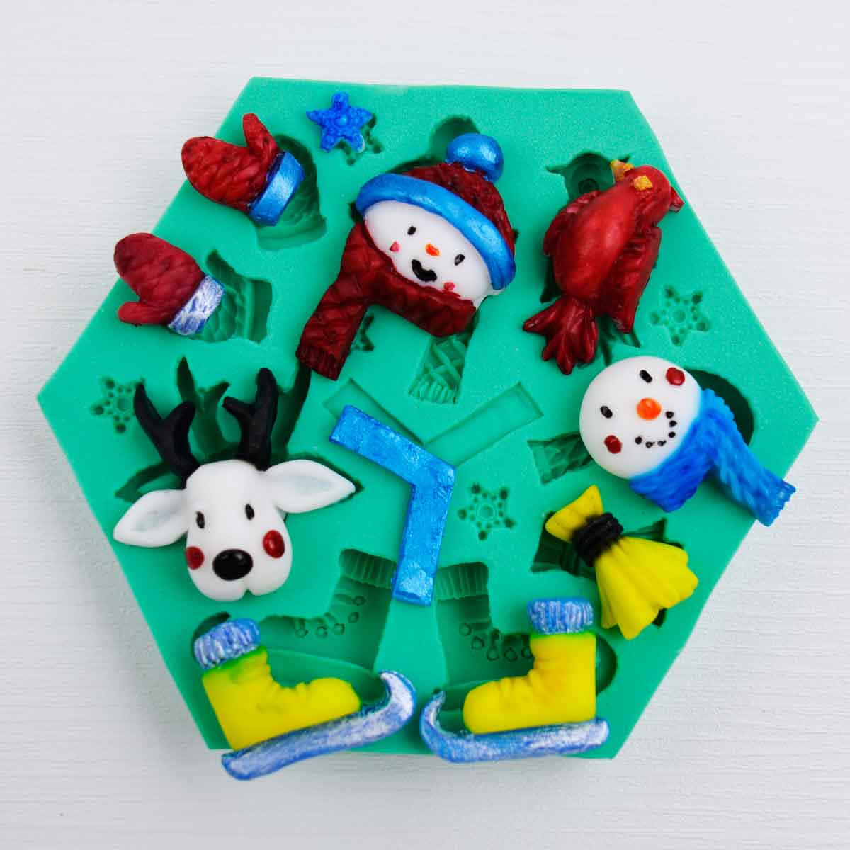 

Силиконовый молд Зимняя сказка, 12015