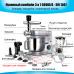 Кухонный комбайн 3 в 1 СOOKLEE - SM 1507 Блендер, мясорубка, планетарный миксер Серебро