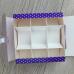 Коробка с лентой для конфет Лавандовая фантазия 11х11х5 см 9 ячеек