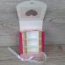 Коробка для конфет с лентой Цветок бордовый 11х11х5 см 9 ячеек