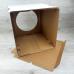 Коробка для торта с окошком 24х24х26 см