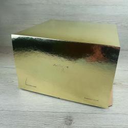 Коробка для торта Золото 30х30х19 см