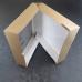 Коробка для пряников и сладостей Крафт 20х20х4,5 см