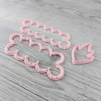 Набор выемок для мастики 3 шт Пион