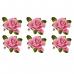 Вафельные цветочки Роза Чайная 5,5 см (6 шт)