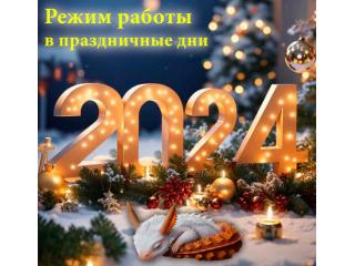 Режим работы - Новый Год 2024!