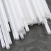 Палочки для сахарной ваты пластиковые 37 см 100 шт Белые