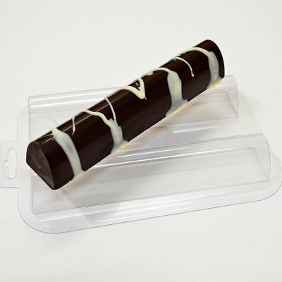 Пластиковая форма для шоколада Батончик овальный большой