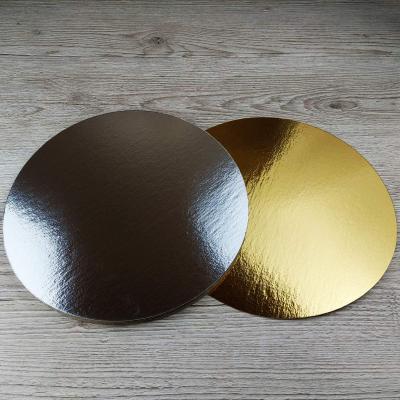 Подложки для кондитерских изделий Золото/серебро d 26 см (10 шт)
