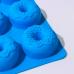 Силиконовая форма для выпечки Пончики в глазури