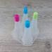 Пластиковая форма для мороженого и леденцов Эскимо Яркие зонтики 4 ячейки