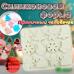 Силиконовая форма для шоколада и льда 12 ячеек Пряничный человечек