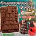 Силиконовая форма для шоколада Новогодняя Елочка с шарами