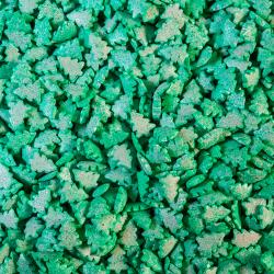 Посыпка кондитерская Елочки зеленые перламутровые 0,8 см 100 г