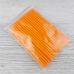 Палочки для кейк-попсов пластиковые 15 см 50 шт Оранжевый