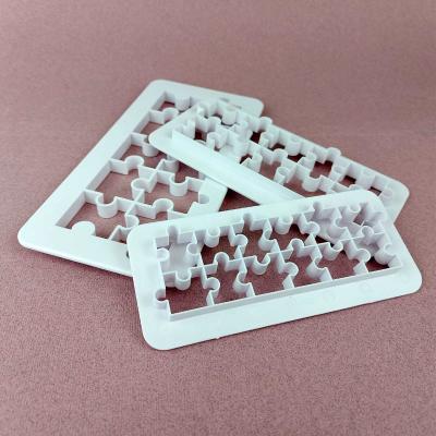 Набор печатей для марципана и теста Пазлы 3 шт