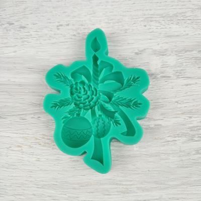 Силиконовый молд Новогодний букет