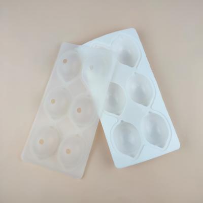 Силиконовая форма для муссовых десертов и выпечки Лимоны 3D 6 ячеек