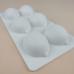Силиконовая форма для муссовых десертов и выпечки Лимоны 3D 6 ячеек