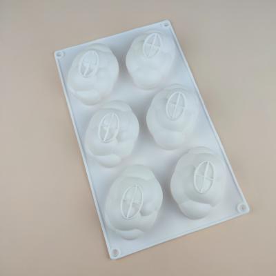 Силиконовая форма для выпечки и десертов Муссовые облака 6 ячеек