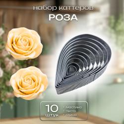 Набор каттеров Роза 10 шт