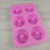 Силиконовая форма для выпечки и десертов 6 ячеек Пончики нежные