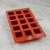 Форма для выпечки и муссовых десертов Кубик 15 ячеек
