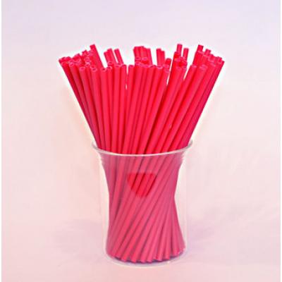 Палочки для кейк-попсов пластиковые 11 см 50 шт Красные