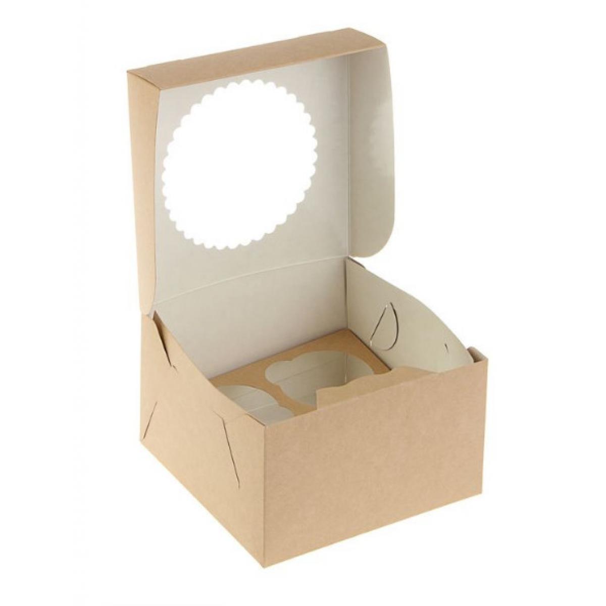 Коробка для капкейка купить. Упаковка Eco muf 4. Упаковка для капкейков Eco muf 1. Упаковка Eco muf 4 (150 шт./кор.). Коробка для 4 капкейков 160x160x100 крафт с окном.