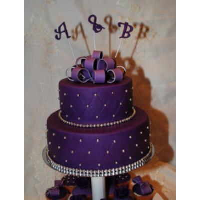 Фиолетовая сахарная мастика для обтяжки тортов и лепки фигурок (500гр)