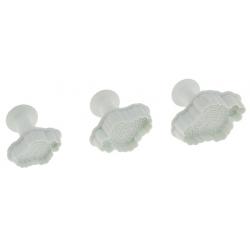 Набор плунжеров кондитерских для мастики и теста Кружевная гроздь Набор плунжеров кондитерских для мастики и теста Кружевная гроздь