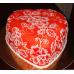 Красная сахарная мастика для обтяжки тортов и лепки фигурок (1 кг)